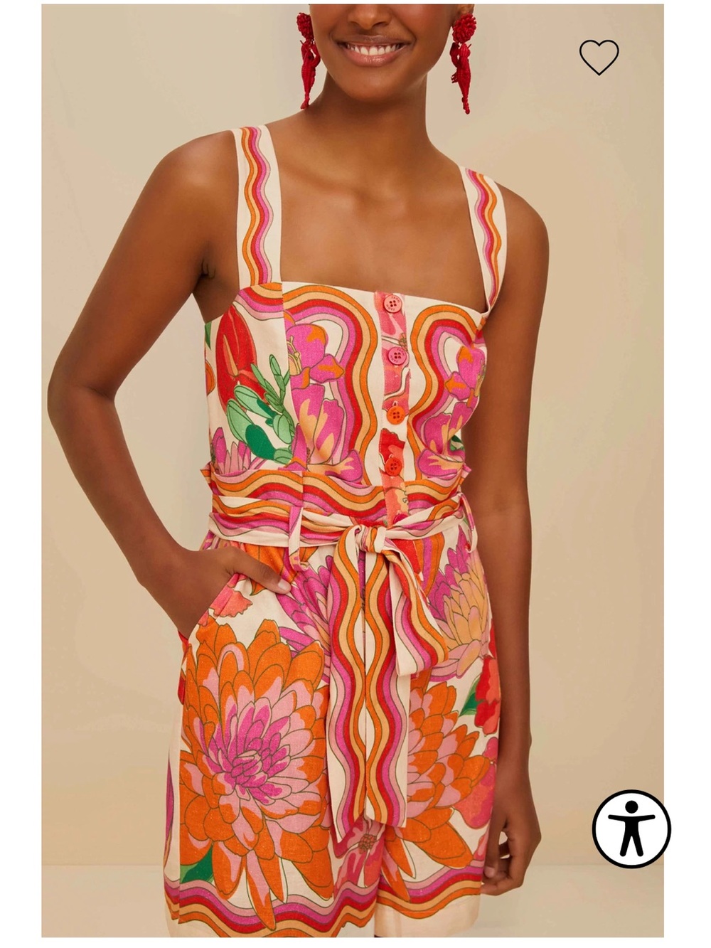 Farm Rio Spring Affair Romper